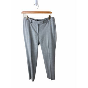 Talbots NEW 4P Grey High-Waist Straight Dress Career Pant